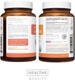 Healths Harmony Organic Ashwagandha Root Powder 1350mg on a wooden table