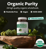 Healths Harmony Organic Super Greens Tablets packaging