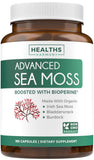 Healths Harmony Sea Moss Supplement front view with packaging