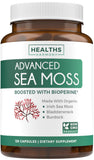 Healths Harmony Sea Moss Supplement front view with packaging
