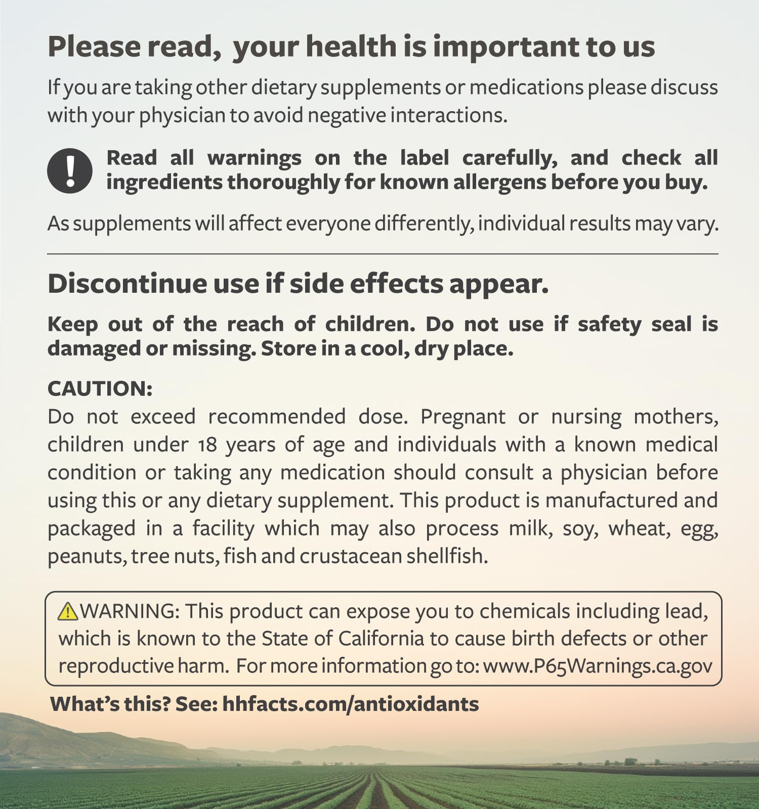 Healths Harmony Super Antioxidants 60 Capsules lifestyle setting