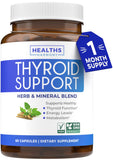 Healths Harmony Thyroid Support Supplement 60 capsules front view