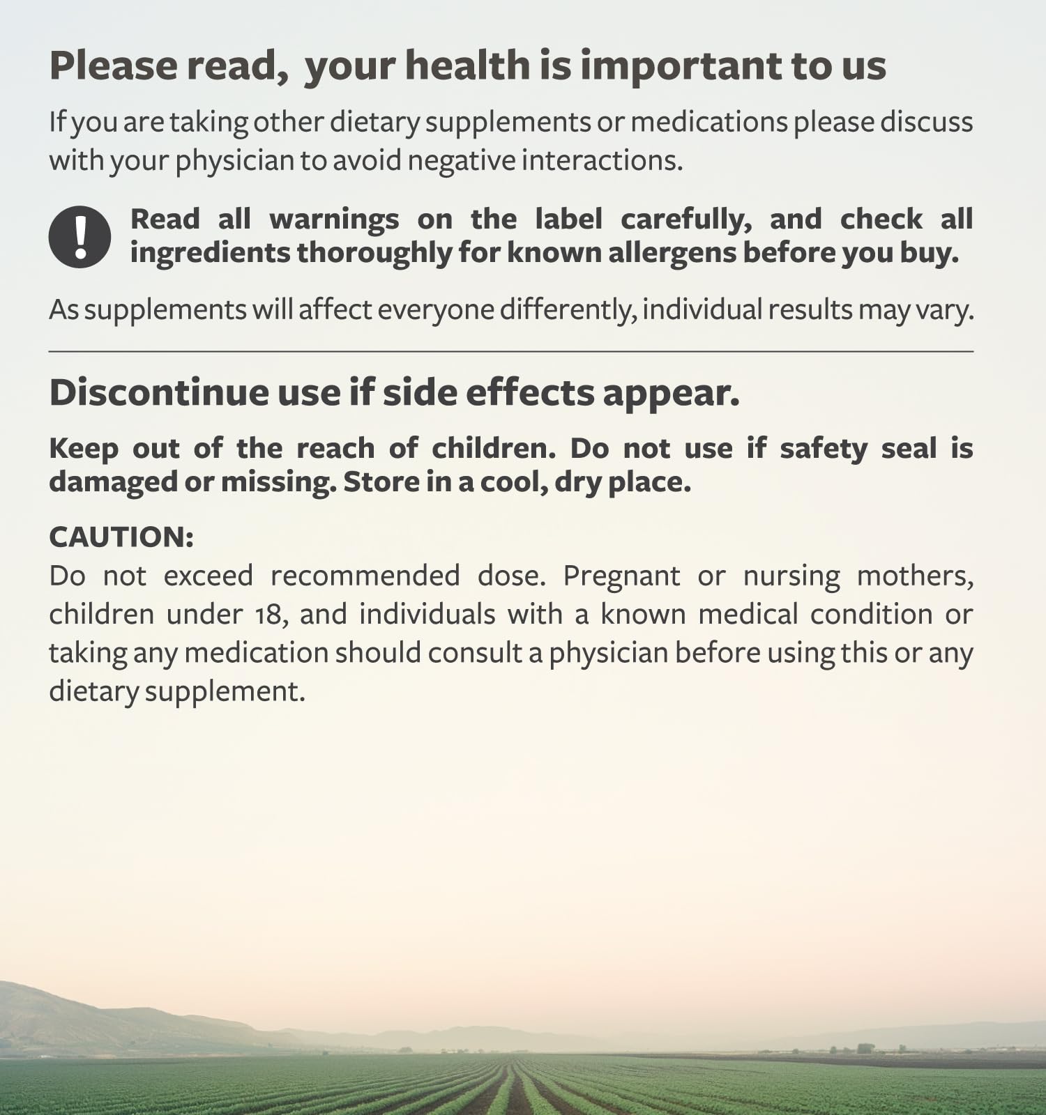 Healths Harmony Thyroid Support Supplement packaging details