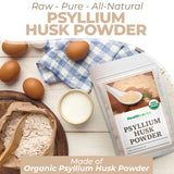 Healthworks Superfoods Organic Psyllium Husk Powder 907g back view