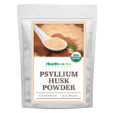 Healthworks Superfoods Organic Psyllium Husk Powder 907g front view