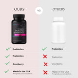 Healthy Babe probiotic capsules packaging dimensions