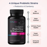 Healthy Babe probiotic capsules side view