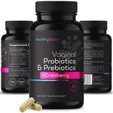 Healthy Babe Vaginal Probiotic Capsules bottle front view