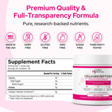 Healthy Bones Co. Collagen Powder in a glass of water
