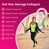 Healthy Bones Co. Collagen Powder scoop next to packaging