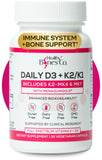 Healthy Bones Co. Daily D3+K1/K2 Supplement front view
