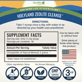 Healthy by Nature HolyLand Zeolite 200g on a wooden surface