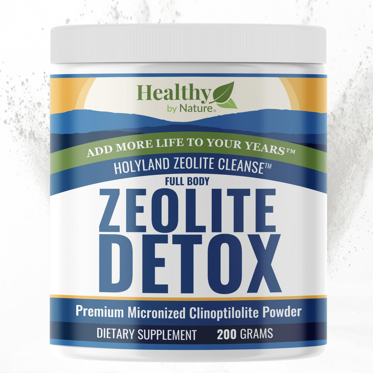 Healthy by Nature HolyLand Zeolite 200g package front view