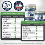 Healthy by Nature HolyLand Zeolite 200g packaging details