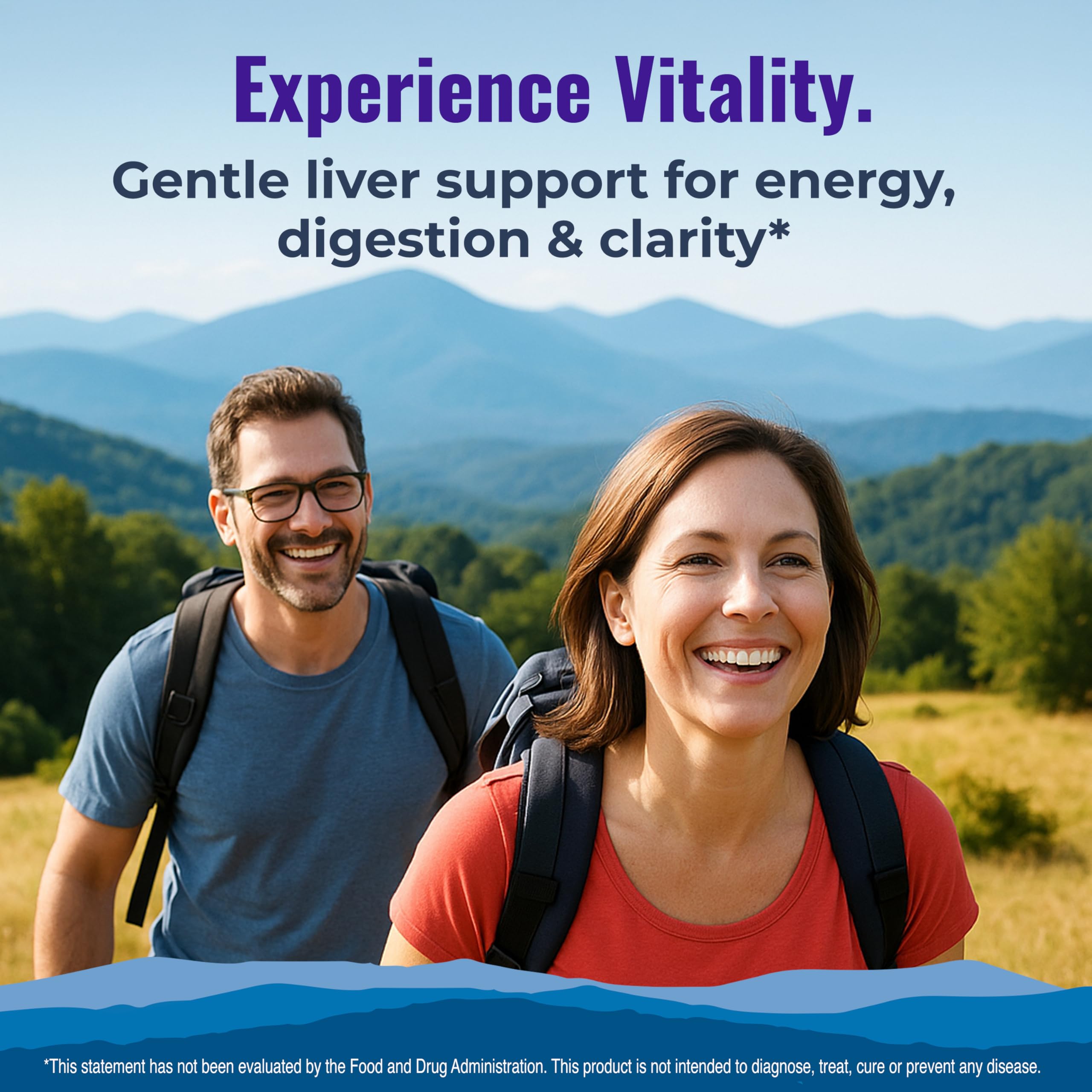 Healthy by Nature LiVitalize Milk Thistle capsules on a wooden surface