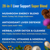 Healthy by Nature LiVitalize Milk Thistle capsules side view
