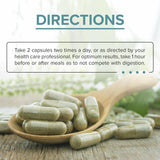 Healthy Day Supplements LymphX 100 Capsules back view