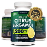 Healthy Extracts Citrus Bergamot Capsules front view with packaging
