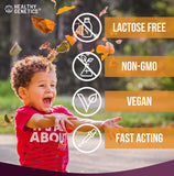 Healthy Genetics Probiotics for Kids 140g serving suggestion