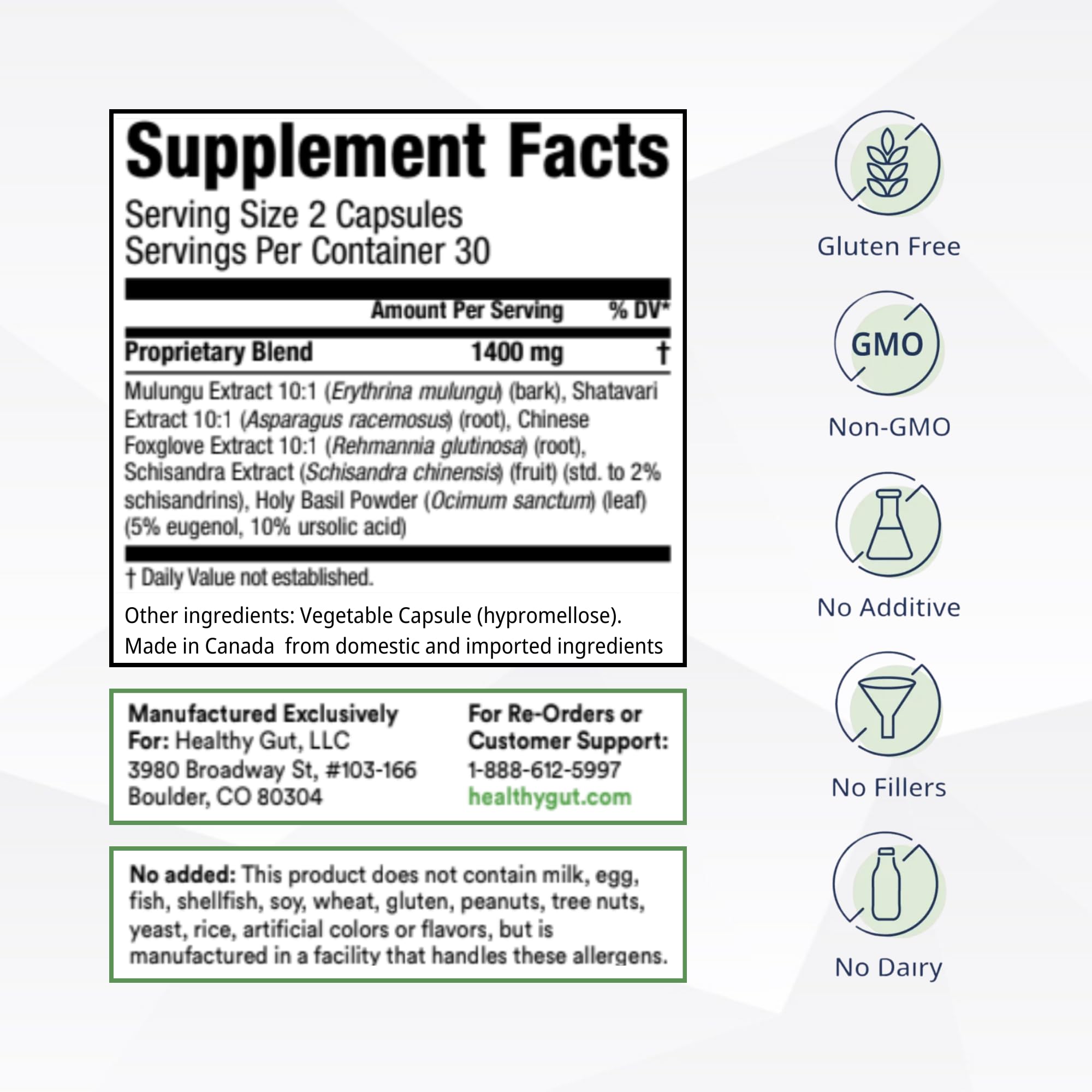 Healthy Gut BeSerene Daily Sleep Supplement packaging