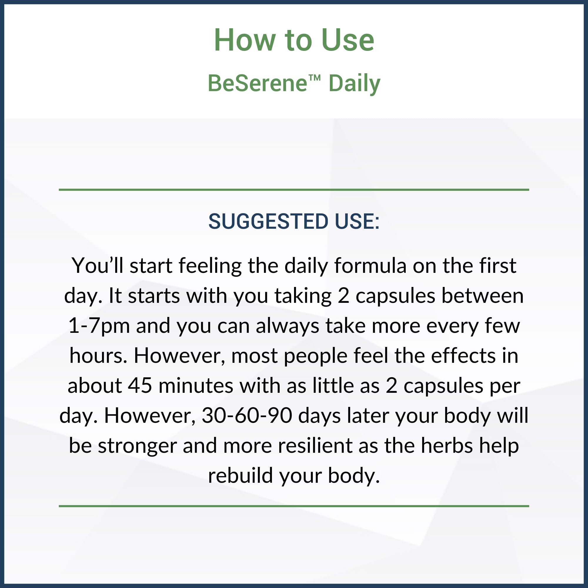 Healthy Gut BeSerene Daily Sleep Supplement with a glass of water