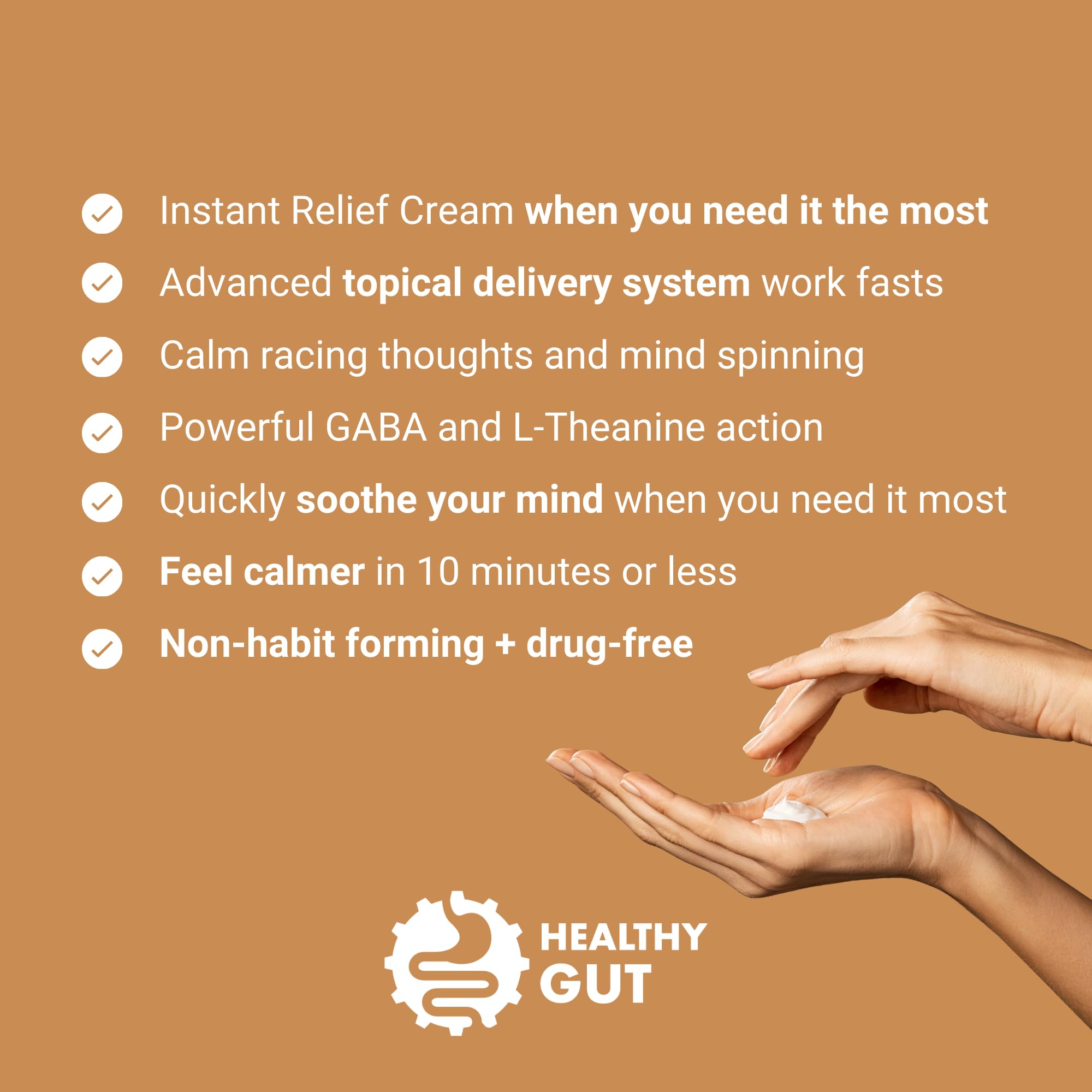 Healthy Gut BeSerene Instant Relief Cream 54g side view