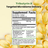 Healthy Gut Tributyrin-X Postbiotic Capsules side view