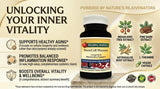 Healthy Habits Blended Vitamin & Mineral Supplement with a glass of water