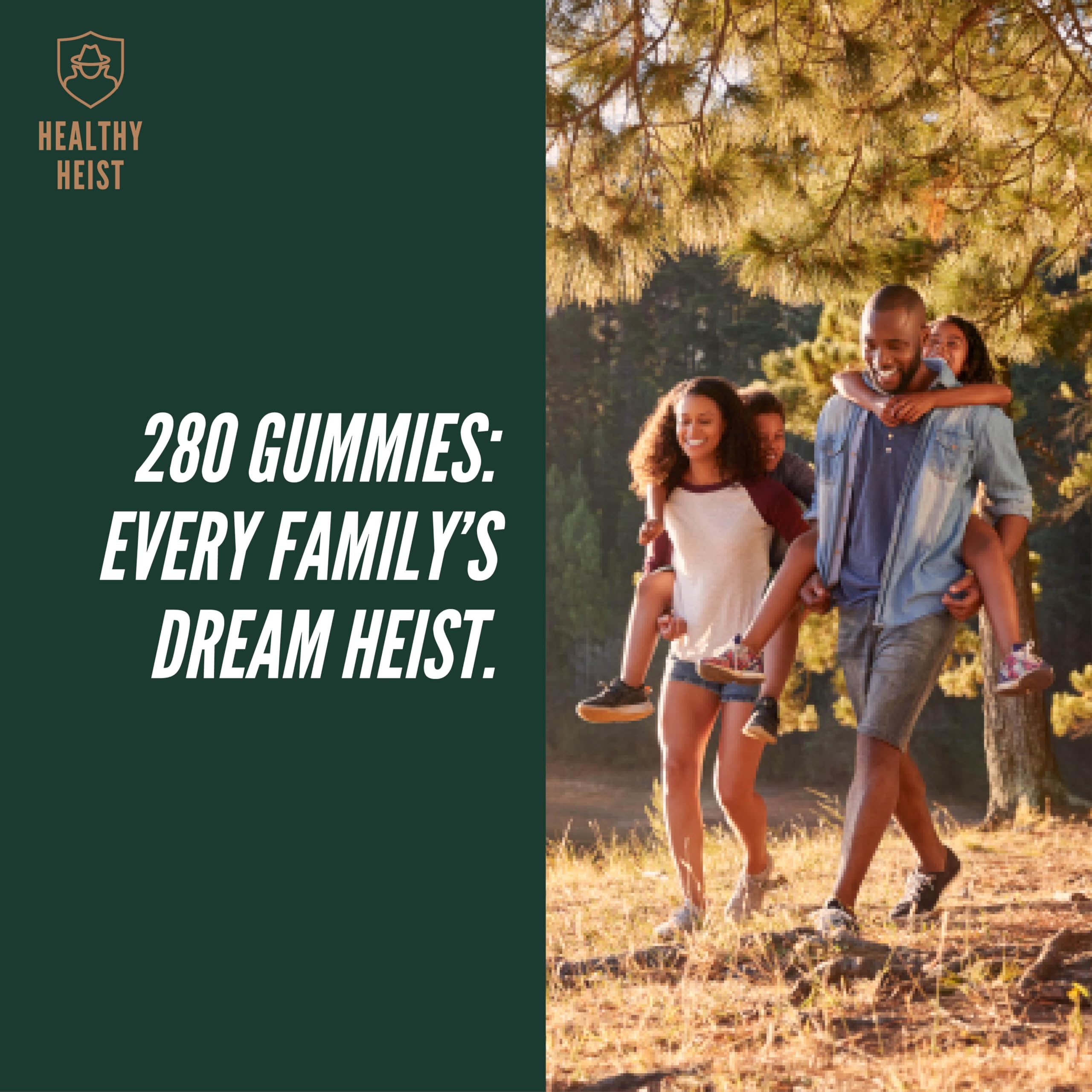 HEALTHY HEIST Lion's Mane Mushroom Gummies nutritional information