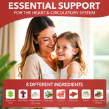 Healthy One CoQ10 8-in-1 daily wellness Supplement bottle with a measuring spoon