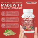 Healthy One CoQ10 8-in-1 daily wellness Supplement bottle with natural ingredients