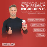 Healthy One CoQ10 8-in-1 daily wellness Supplement packaging details