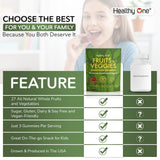 Healthy One Fruits & Veggies Gummy Supplement ingredients list