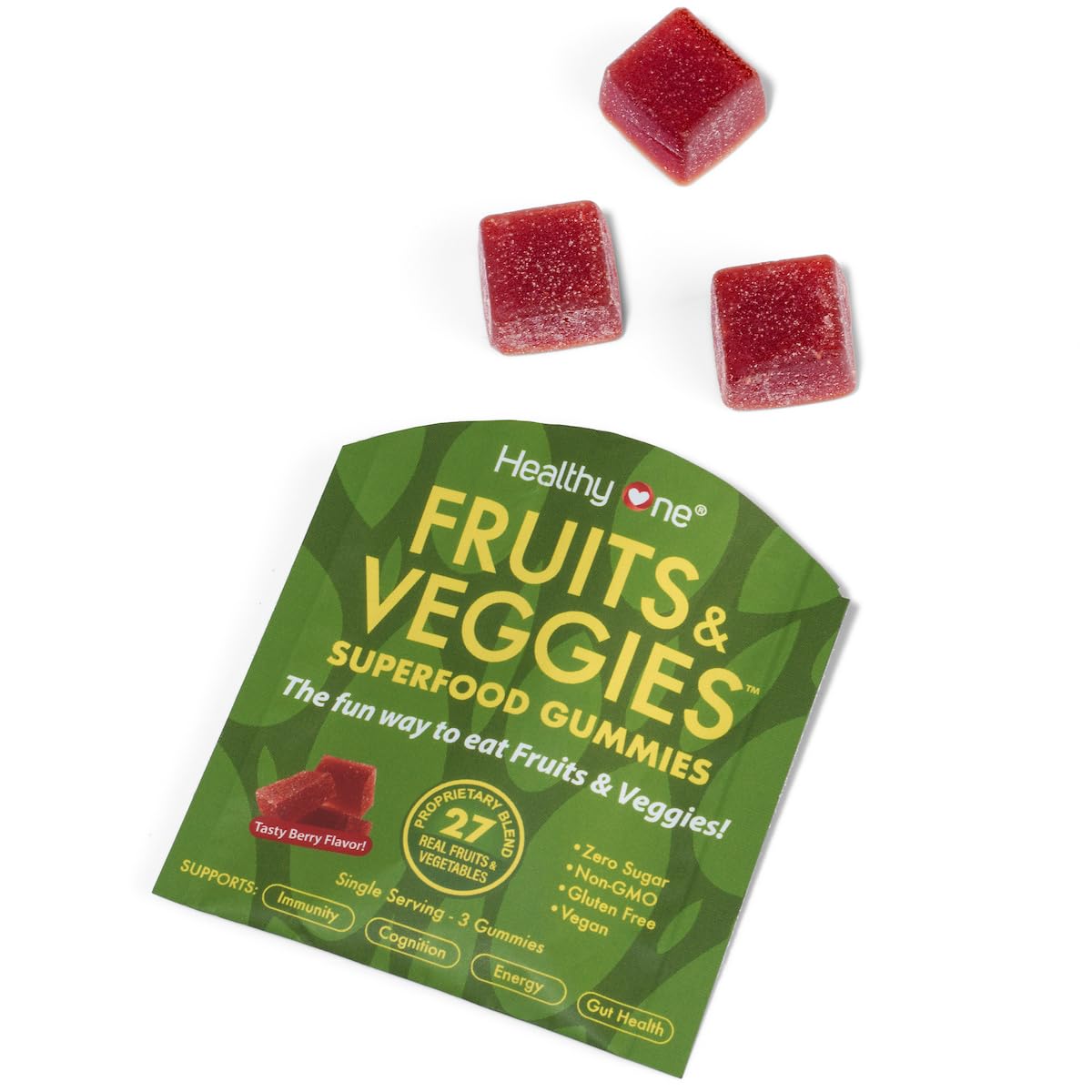 Healthy One Fruits & Veggies Gummy Supplement lifestyle scene