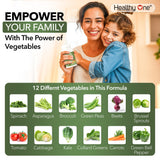 Healthy One Fruits & Veggies packaging back view