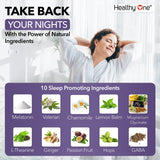 Healthy One Healthy Sleep 10-in-1 Sleep Formula ingredients list