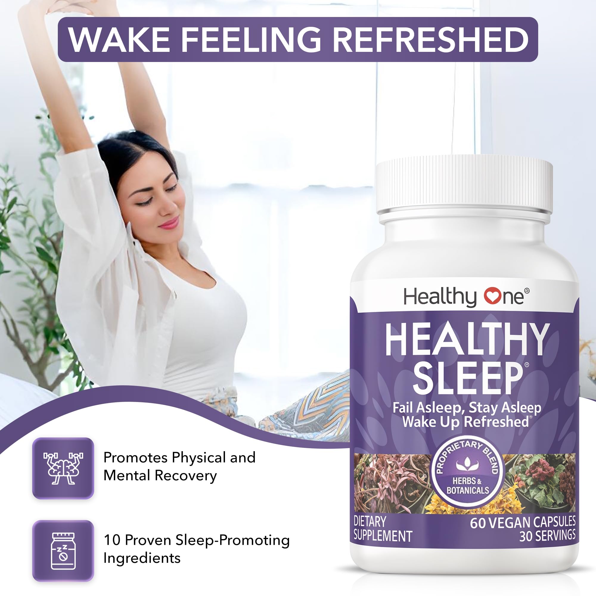 Healthy One Healthy Sleep 10-in-1 Sleep Formula packaging