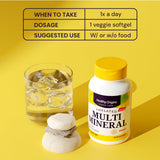 Healthy Origins Chelated Multi Mineral 150g packaging details