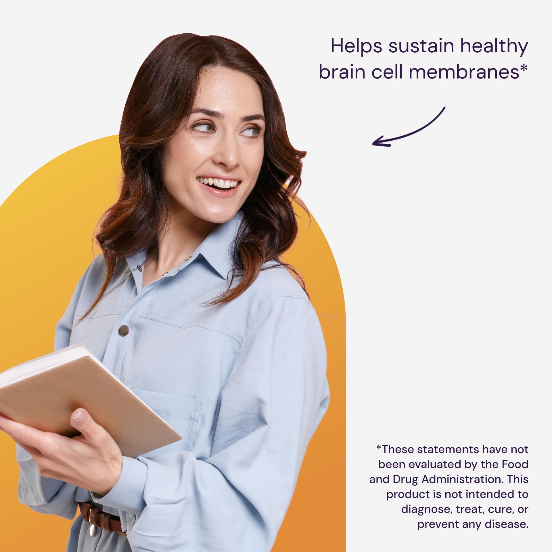 Healthy Origins Cognizin Citicoline 100g on a wooden table