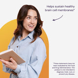 Healthy Origins Cognizin Citicoline 100g on a wooden table