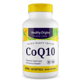 Healthy Origins CoQ10 Ubiquinone 100mg capsules front view
