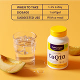Healthy Origins CoQ10 Ubiquinone 100mg capsules with measuring spoon