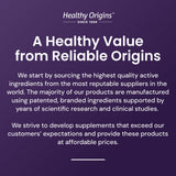 Healthy Origins Dried Yeast Fermentate Supplement on a table