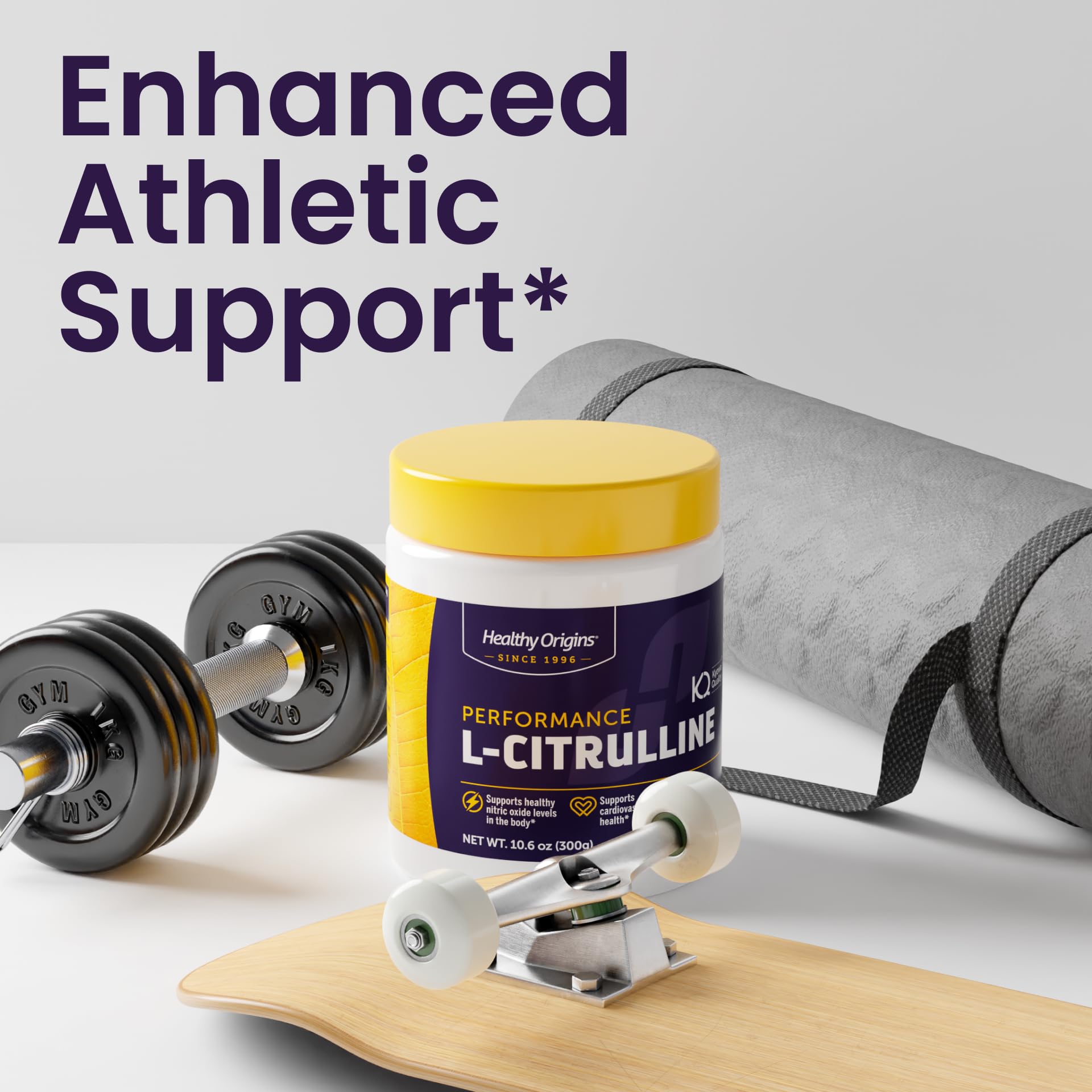 Healthy Origins L-Citrulline capsules in a bowl