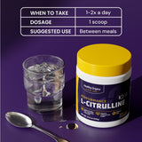 Healthy Origins L-Citrulline supplement with measuring scoop