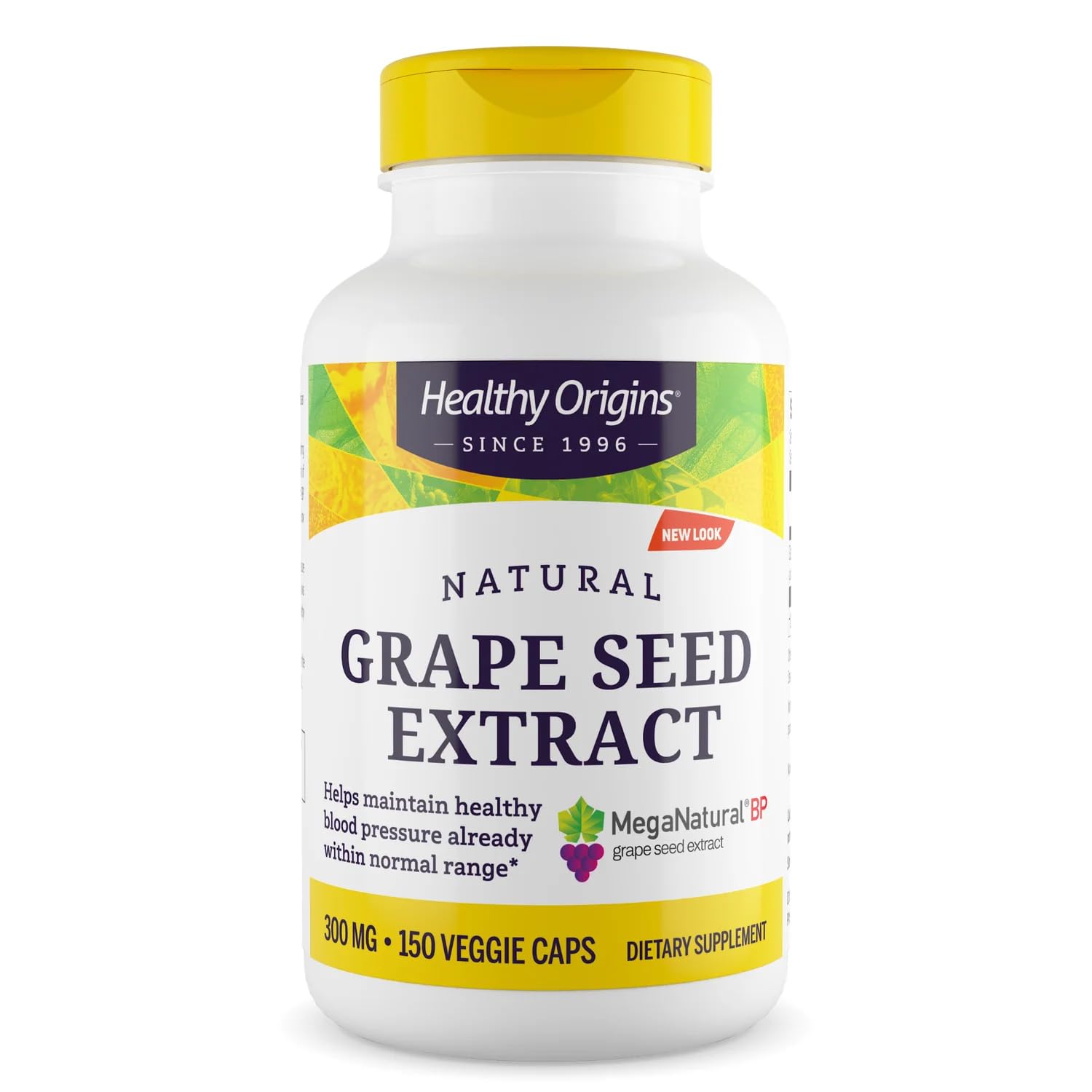 Healthy Origins MegaNatural-BP Grape Seed Extract 100g front view