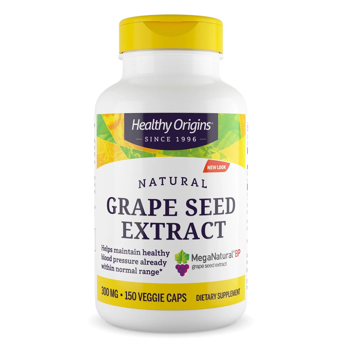 Healthy Origins MegaNatural-BP Grape Seed Extract 100g front view