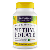 Healthy Origins Methyl Folate 800 mcg Quatrefolic Capsules front view