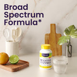 Healthy Origins Multi-Enzyme Supplement 90 Capsules top view