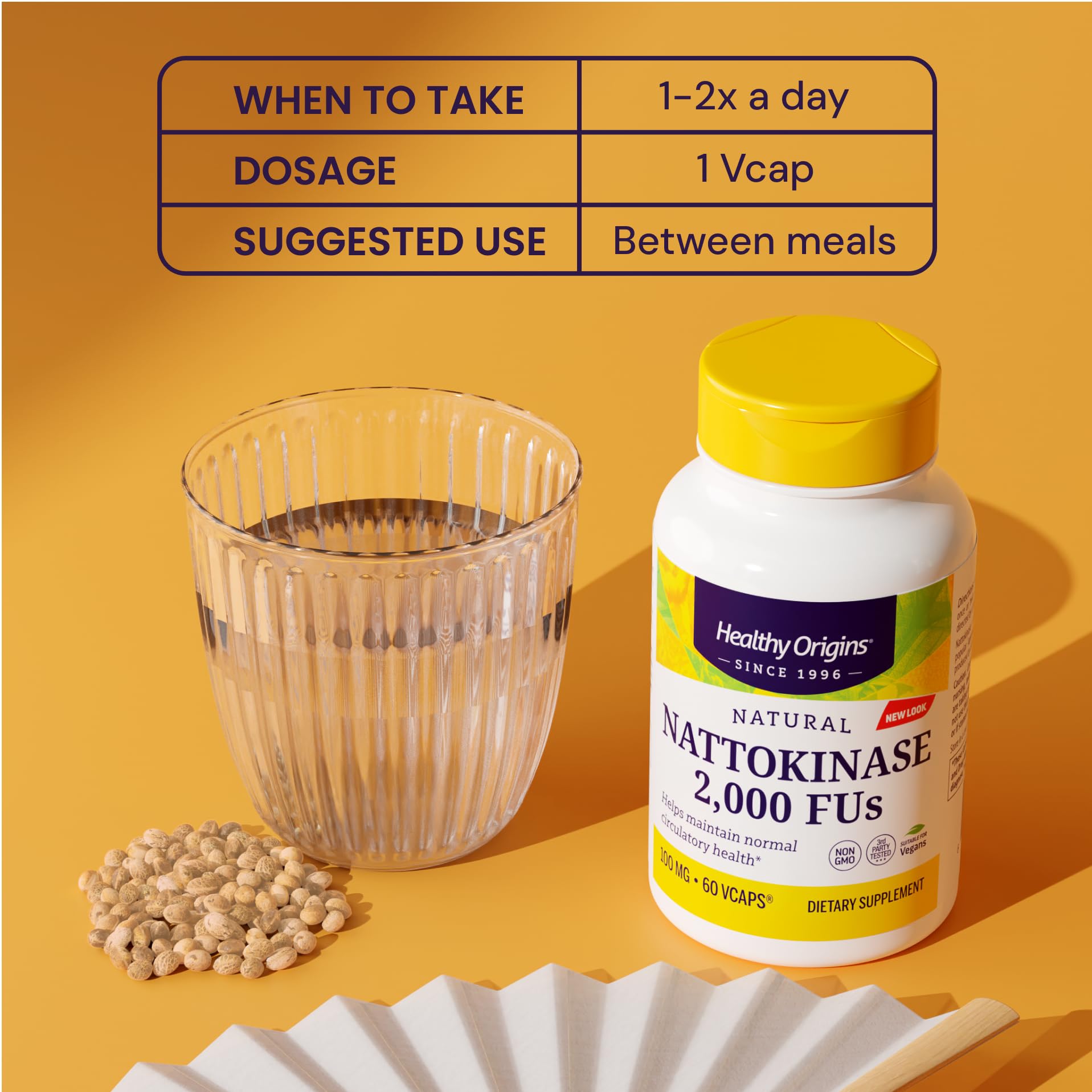 Healthy Origins Nattokinase ingredients list